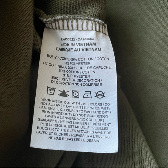 Nike Sportswear Tech Fleece Olive Green Hoodie Full Zip Jacket Womens Small - Picture 9 of 9